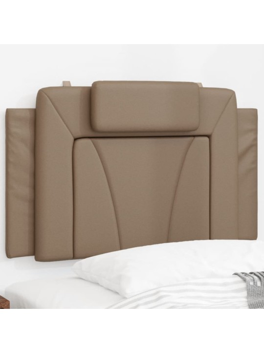 Polštář na čelo postele cappuccino 90 cm umělá kůže