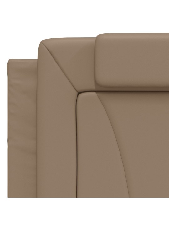 Polštář na čelo postele cappuccino 100 cm umělá kůže