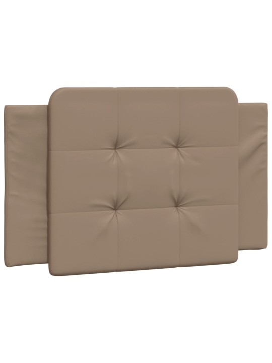 Polštář na čelo postele cappuccino 90 cm umělá kůže