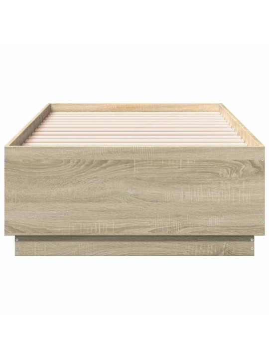 Rám postele dub sonoma 90 x 190 cm kompozitní dřevo
