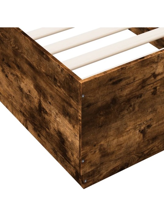 Rám postele kouřový dub 75 x 190 cm kompozitní dřevo