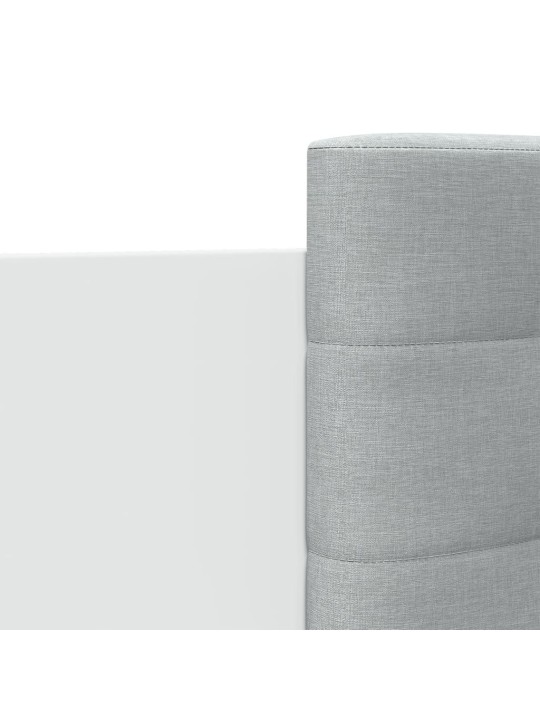 Rám postele s čelem bílý 75 x 190 cm kompozitní dřevo