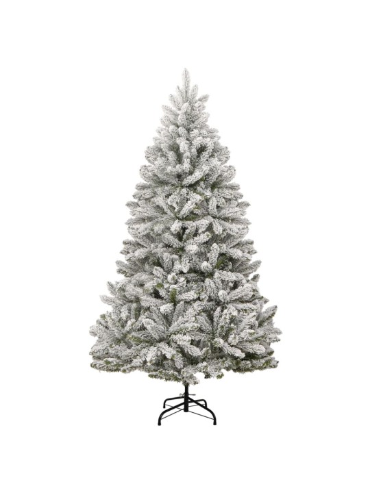 Umělý sklápěcí vánoční stromek s 300 LED a koulemi 180 cm