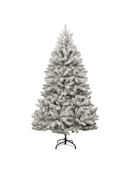Umělý sklápěcí vánoční stromek s 300 LED a koulemi 270 cm