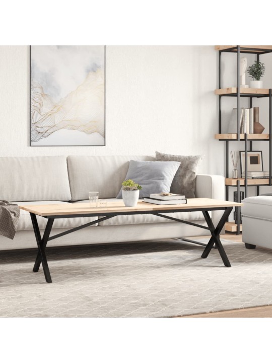 Nohy ke konferenčnímu stolu X rám 140 x 30 x 43 cm ocel