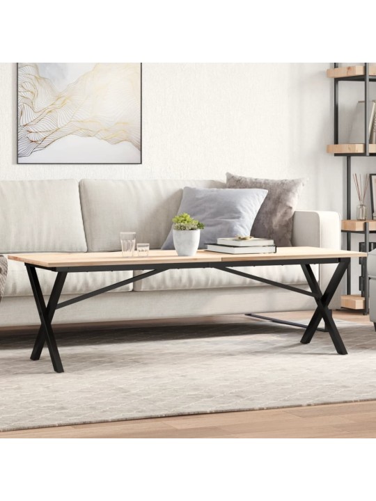 Nohy ke konferenčnímu stolu X rám 140 x 30 x 43 cm ocel