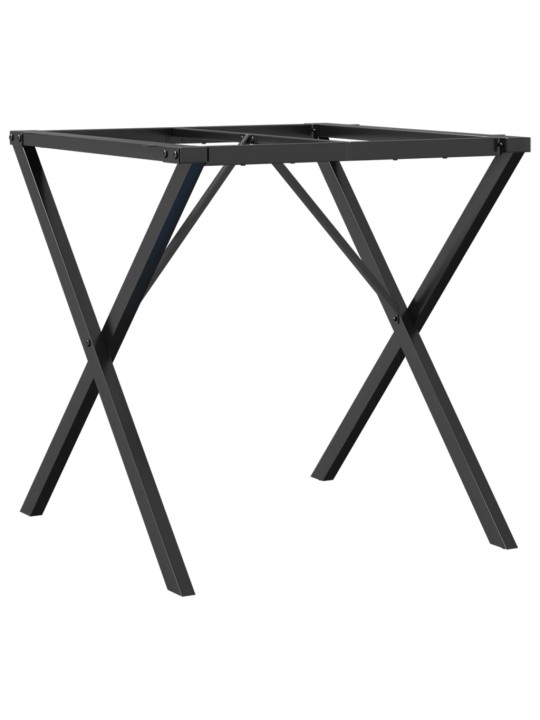 Nohy k jídelnímu stolu X rám 70 x 70 x 73 cm ocel