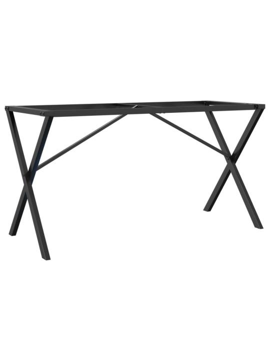 Nohy k jídelnímu stolu X rám 120 x 60 x 73 cm ocel