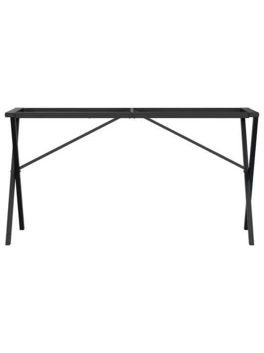Nohy k jídelnímu stolu X rám 140 x 60 x 73 cm ocel