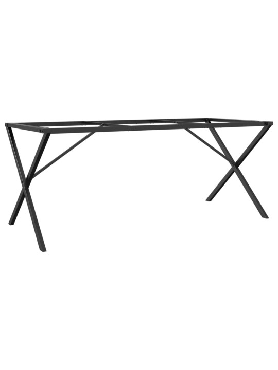Nohy k jídelnímu stolu X rám 160 x 80 x 73 cm ocel