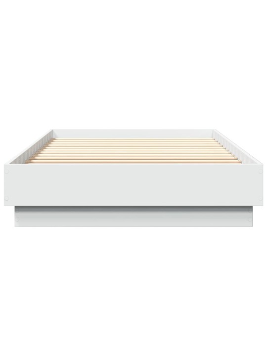 Rám postele s LED osvětlením bílý 90 x 200 cm