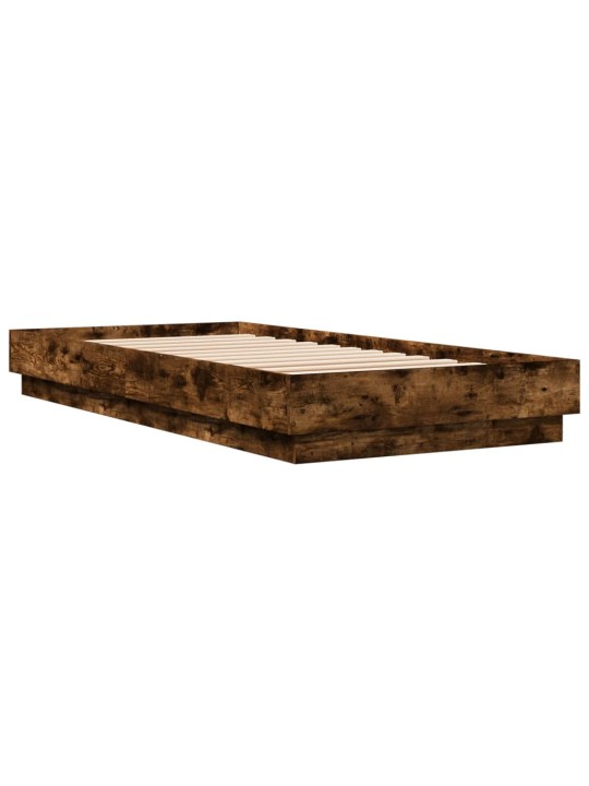 Rám postele s led osvětlením kouřový dub 90 x 200 cm