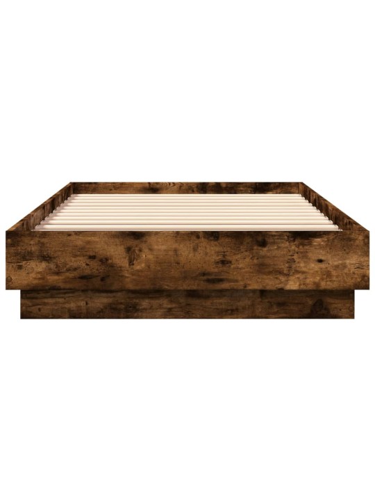 Rám postele s led osvětlením kouřový dub 90 x 200 cm