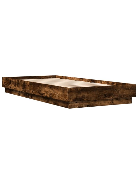 Rám postele s led osvětlením kouřový dub 90 x 200 cm