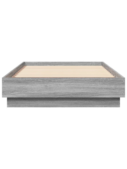 Rám postele šedý sonoma 75 x 190 cm kompozitní dřevo