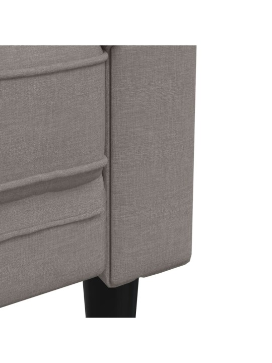 2dílná sedací souprava taupe textil