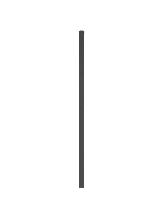 Kovové čelo postele černé 160 cm