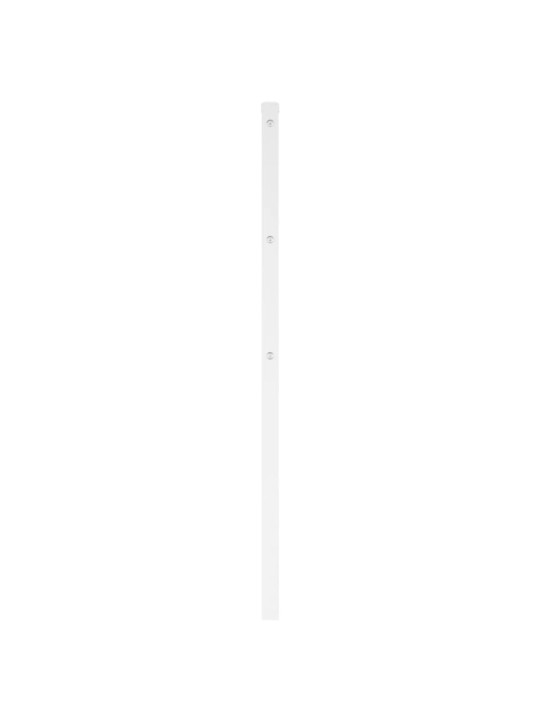 Kovové čelo postele bílé 150 cm