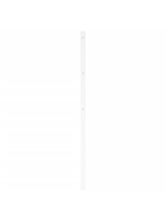 Kovové čelo postele bílé 180 cm