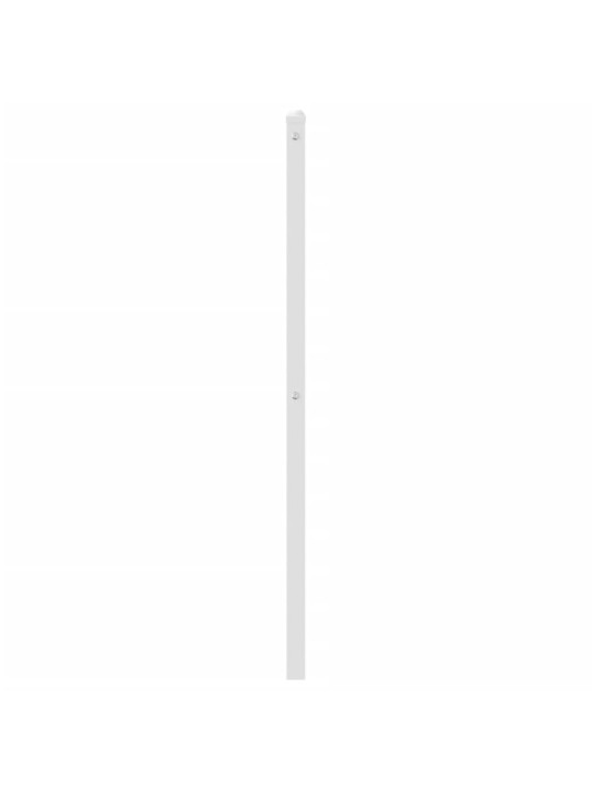 Kovové čelo postele bílé 75 cm
