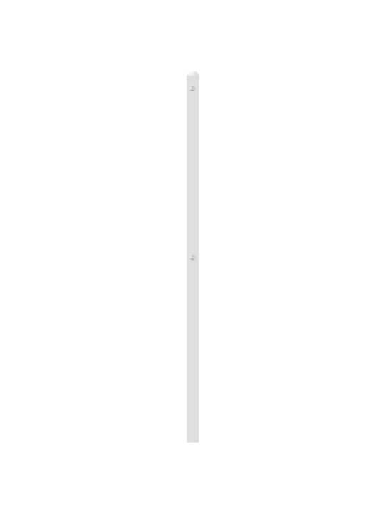 Kovové čelo postele bílé 80 cm