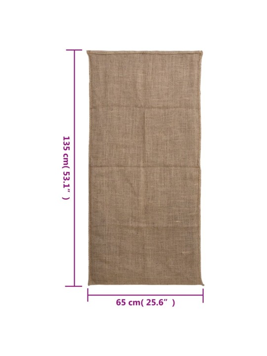 Jutové pytle 5 ks 65 x 135 cm 100% juta 220 g/m²