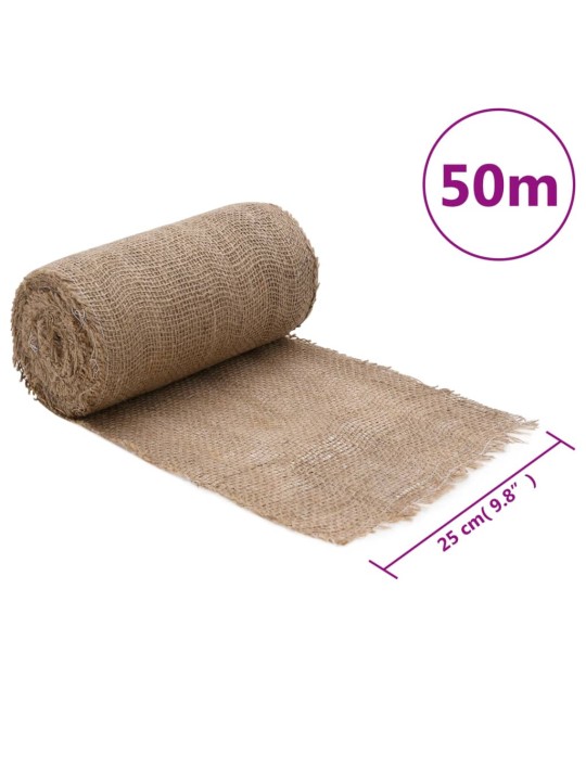 Jutová role 0,25 x 50 m 100% juta 200 g/m²