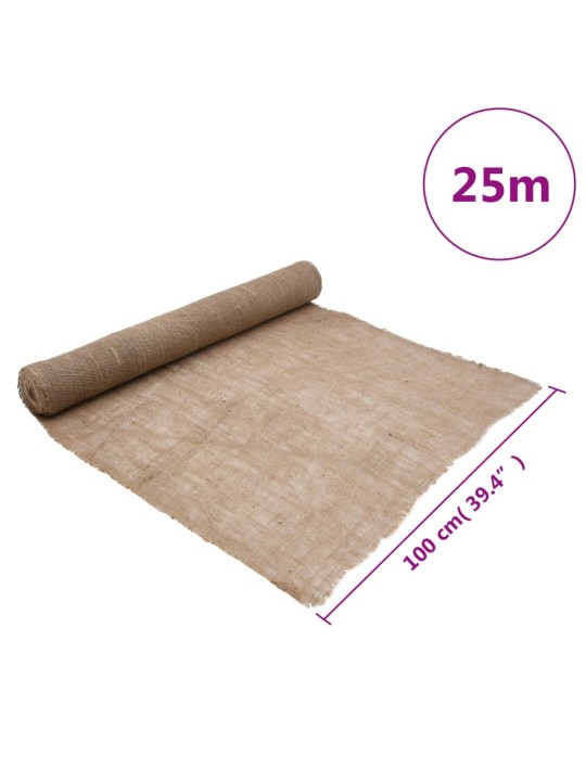 Jutová role 1 x 25 m 100% juta 200 g/m²