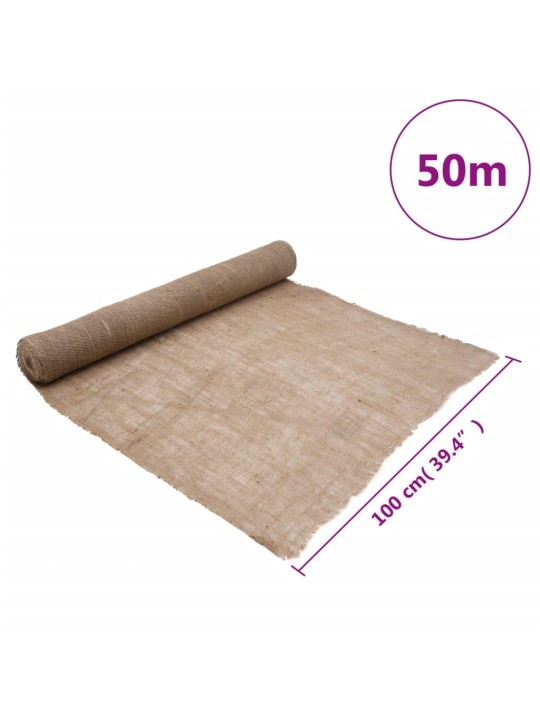Jutová role 1 x 50 m 100% juta 200 g/m²