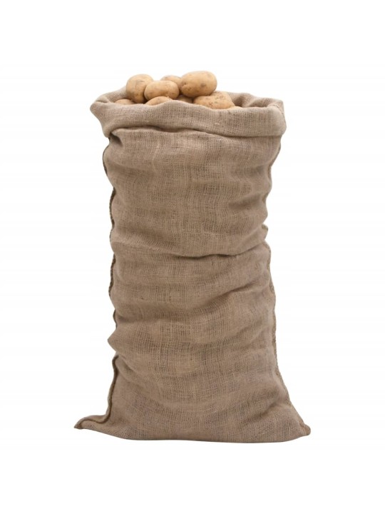 Jutové pytle 30 ks 65 x 135 cm 100% juta 220 g/m²