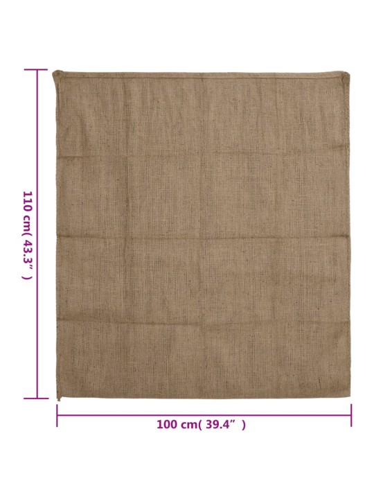 Jutové pytle 30 ks 100 x 110 cm 100% juta 340 g/m²