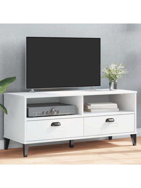 TV skříňka VIKEN bílá kompozitní dřevo