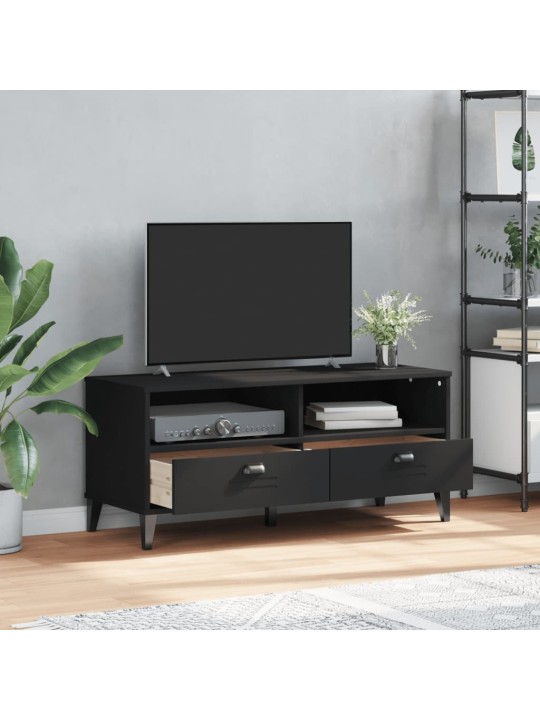 TV skříňka VIKEN černá kompozitní dřevo