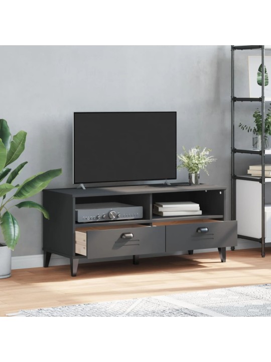 TV skříňka VIKEN antracitově šedá kompozitní dřevo