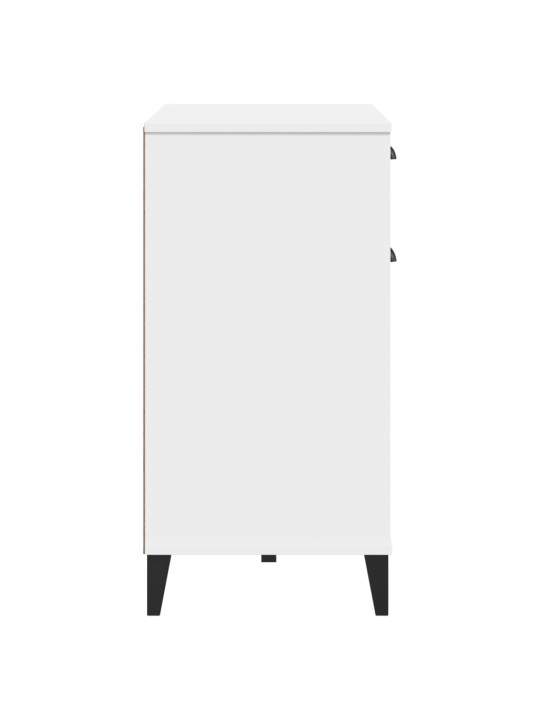 Příborník VIKEN bílý 80 x 40 x 80 cm kompozitní dřevo