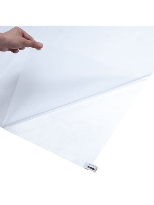 Okenní fólie statická matná průhledná šedá 45 x 500 cm PVC