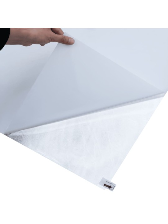 Okenní fólie statická matná průhledná bílá 45 x 2 000 cm PVC