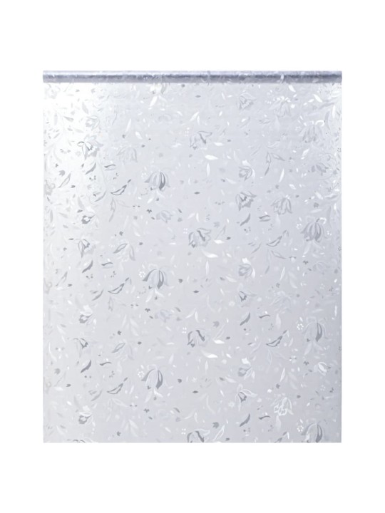 Okenní fólie matná květinový vzor 90 x 500 cm PVC
