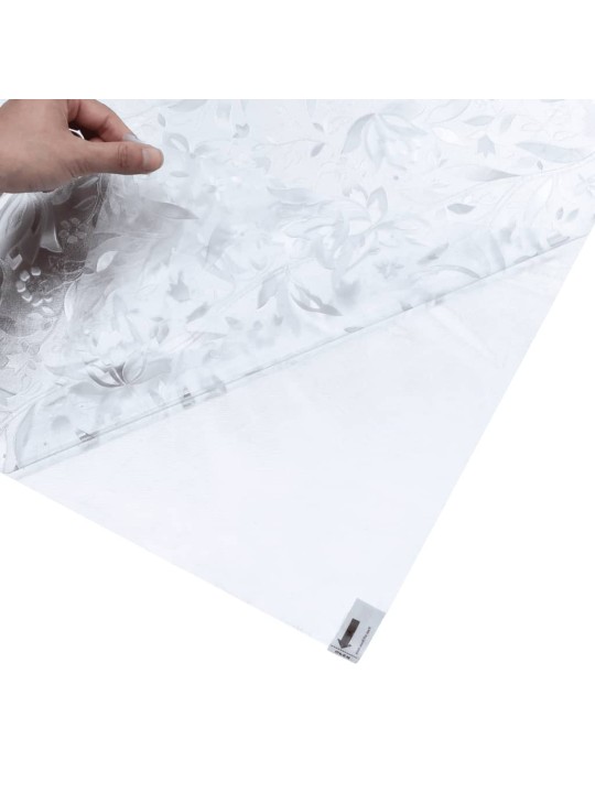 Okenní fólie matná květinový vzor 90 x 500 cm PVC