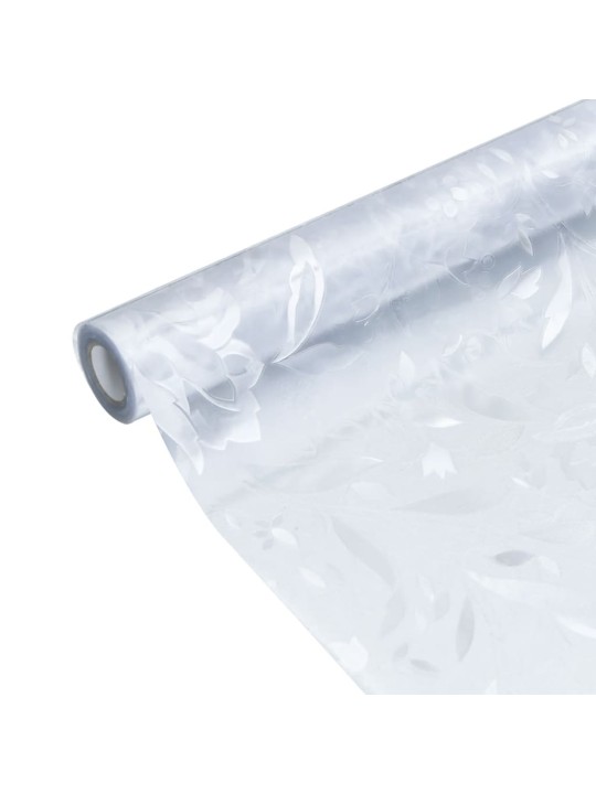 Okenní fólie matná květinový vzor 90 x 500 cm PVC