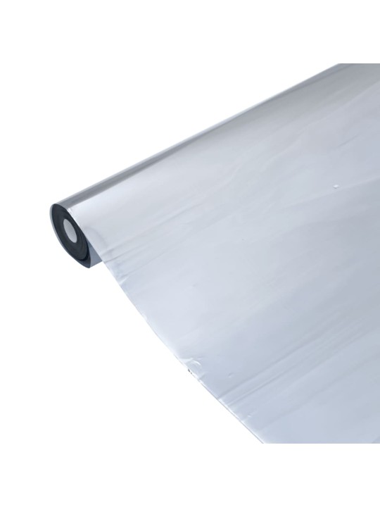 Solární fólie statická reflexní efekt stříbrná 45 x 500 cm PVC
