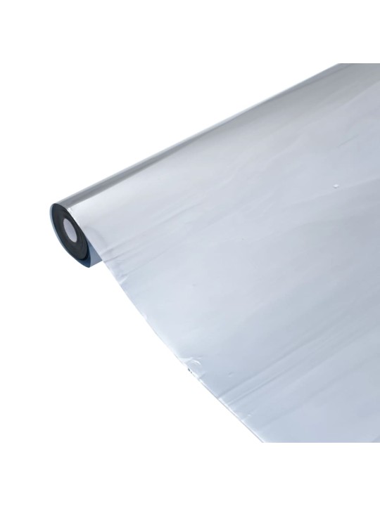 Solární fólie statická reflexní efekt stříbrná 45 x 2000 cm pvc