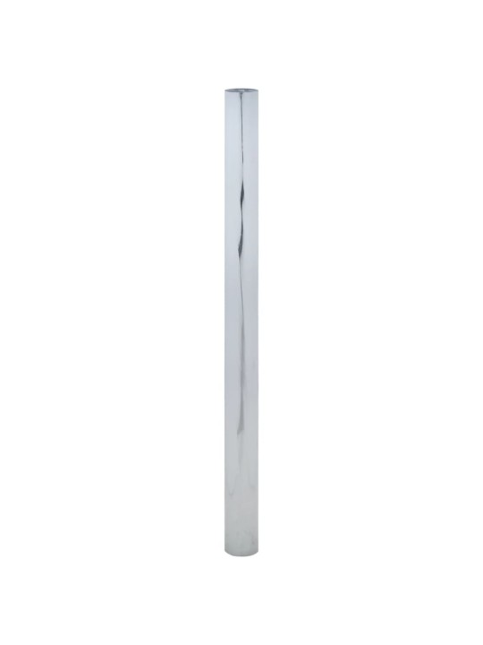 Solární fólie statická reflexní efekt stříbrná 60 x 1000 cm PVC