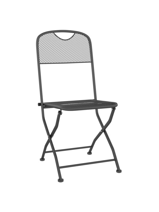 9dílný zahradní jídelní set antracitový tahokov