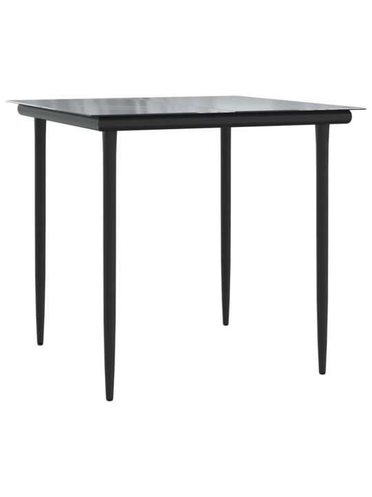 3dílný bistro set s poduškami béžový polyratan