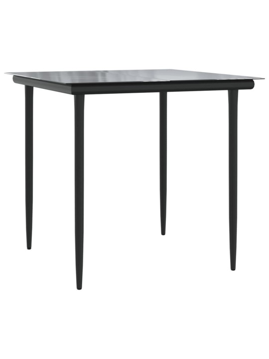 3dílný bistro set s poduškami béžový polyratan