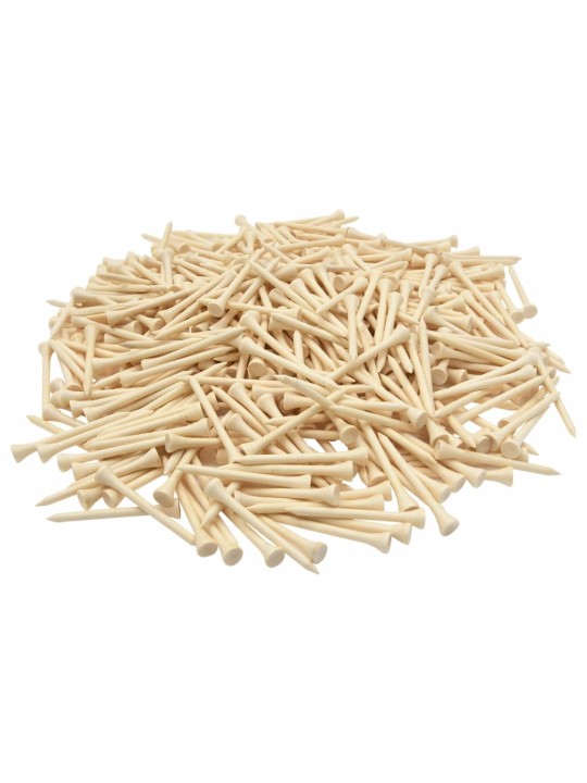 Golfová týčka 1 000 ks 54 mm bambus