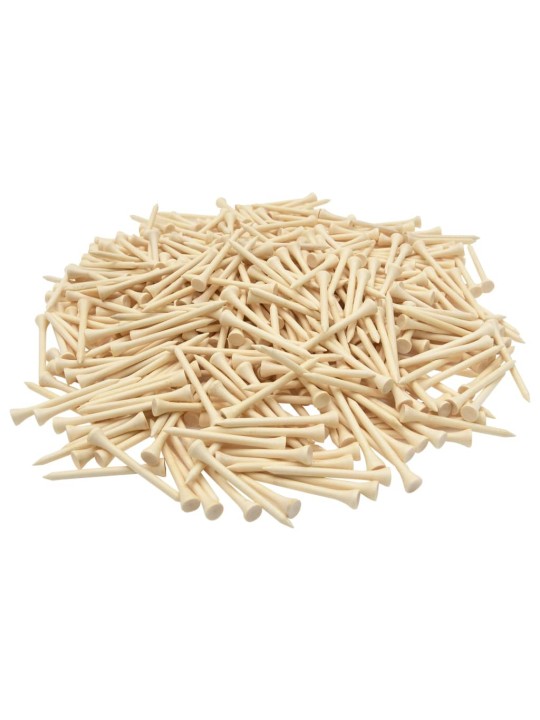 Golfová týčka 1 000 ks 83 mm bambus