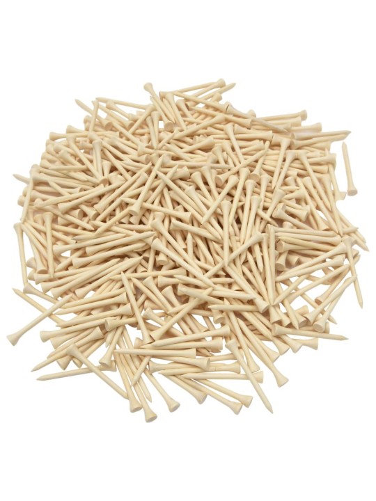 Golfová týčka 1 000 ks 83 mm bambus