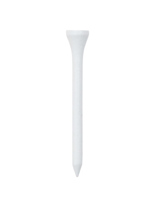 Golfová týčka 1 000 ks bílá 54 mm bambus